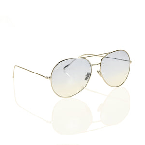 Silver Aviator Sunglasses