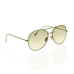 Olive Green Aviator Sunglasses