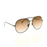 Brown aviator sunglasses