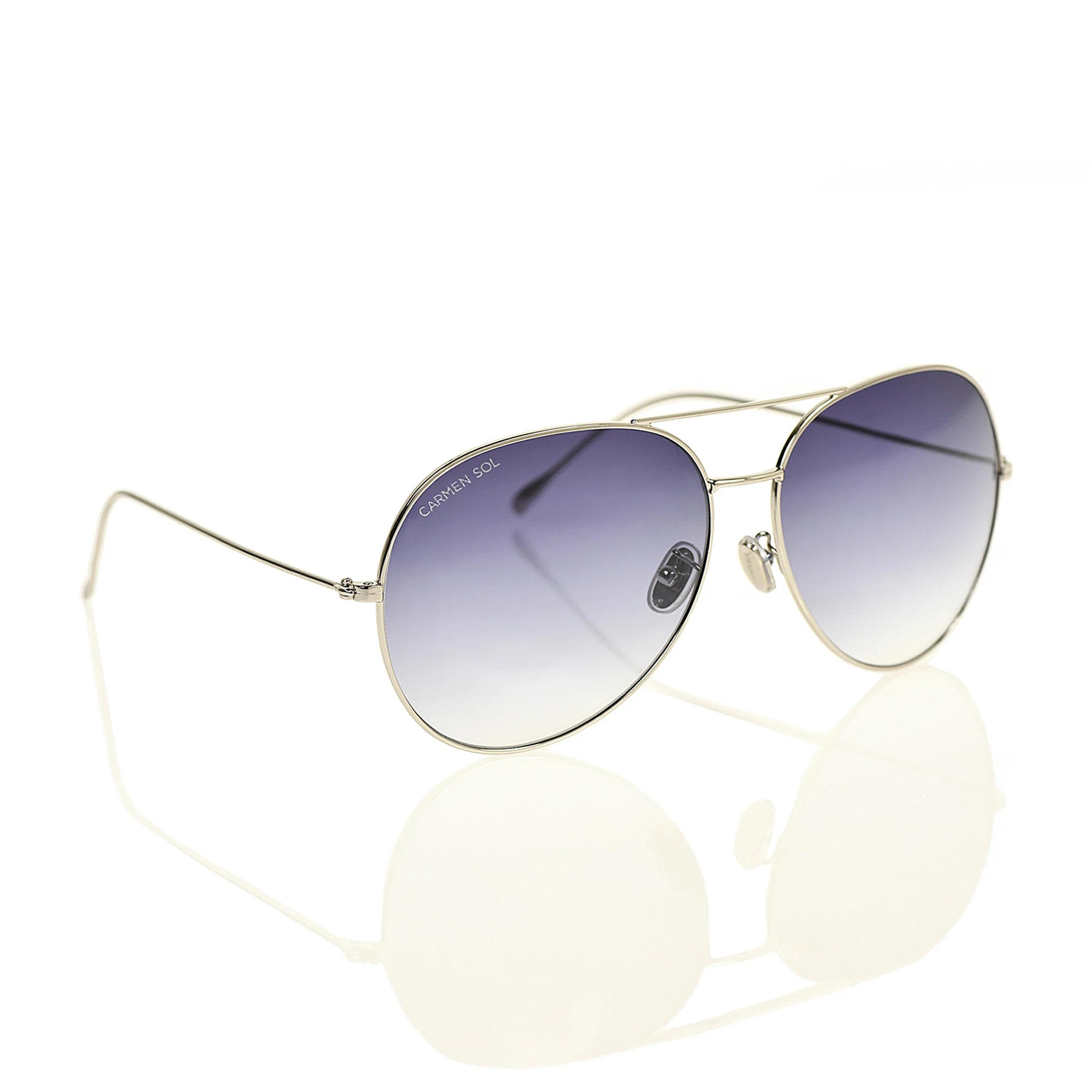 Gold Aviator Sunglasses