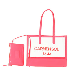 Capri clear mid tote