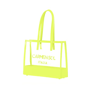 Capri clear mid tote