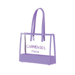 Capri clear mid tote