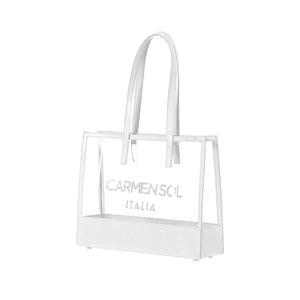 Capri clear mid tote