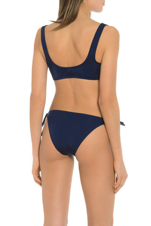 Blue Bathing Suit Bottom Made in Italy 