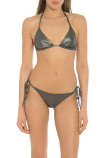 Shop Carmen Sol Metallic Swimwear Bikini Made in Italy