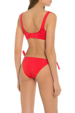 Red Bathing Suit Bottom Made in Italy