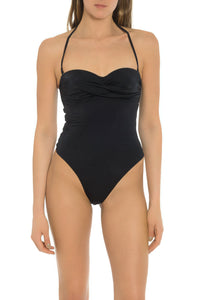 Black One Piece Bathing Suit Made In Italy