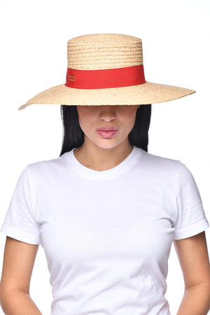 Mirtha raffia sun hat