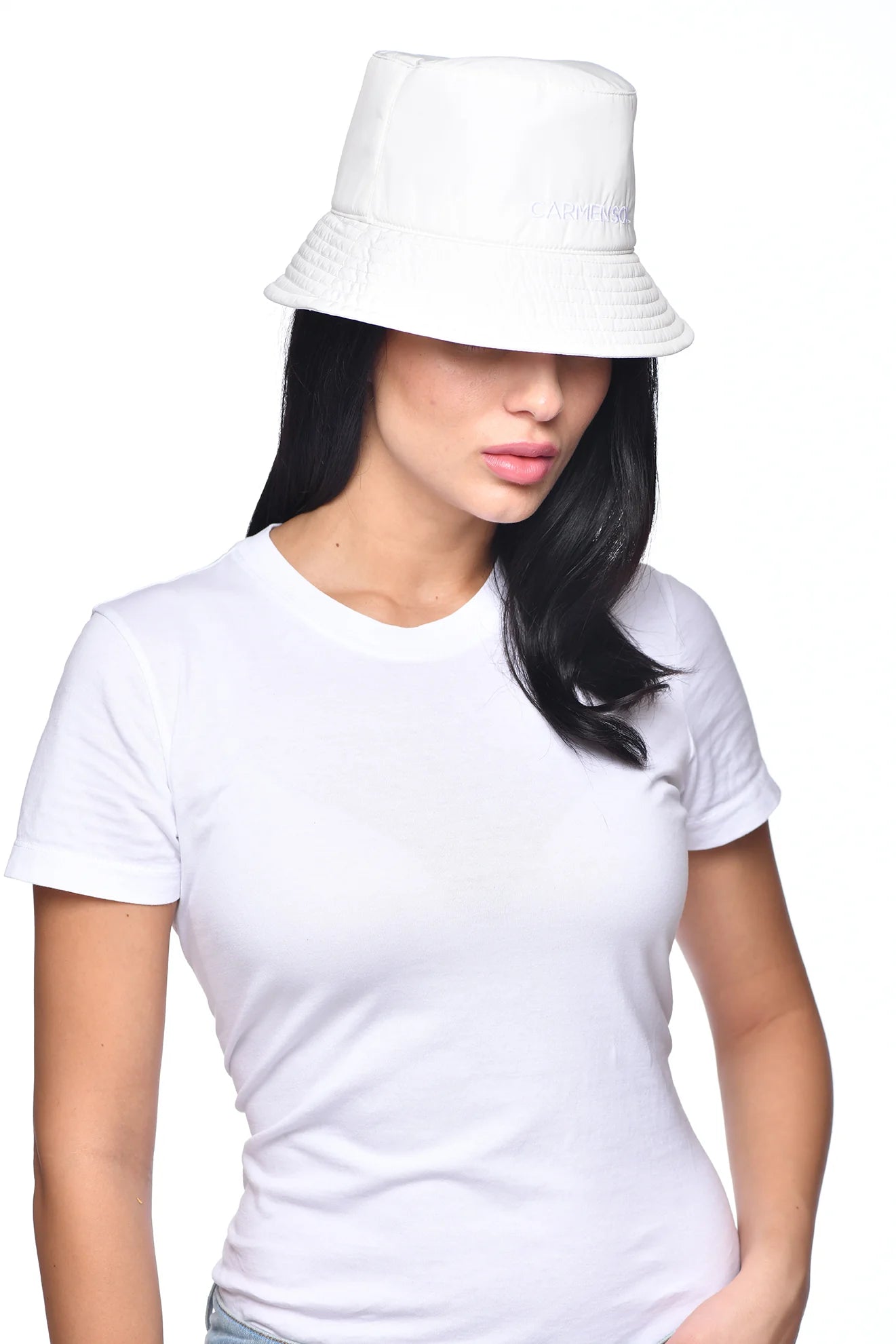 Raquel nylon bucket hat